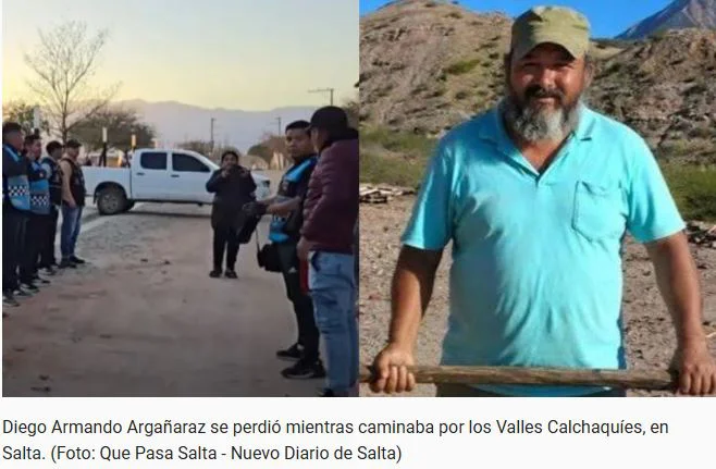 Hombre rescatado